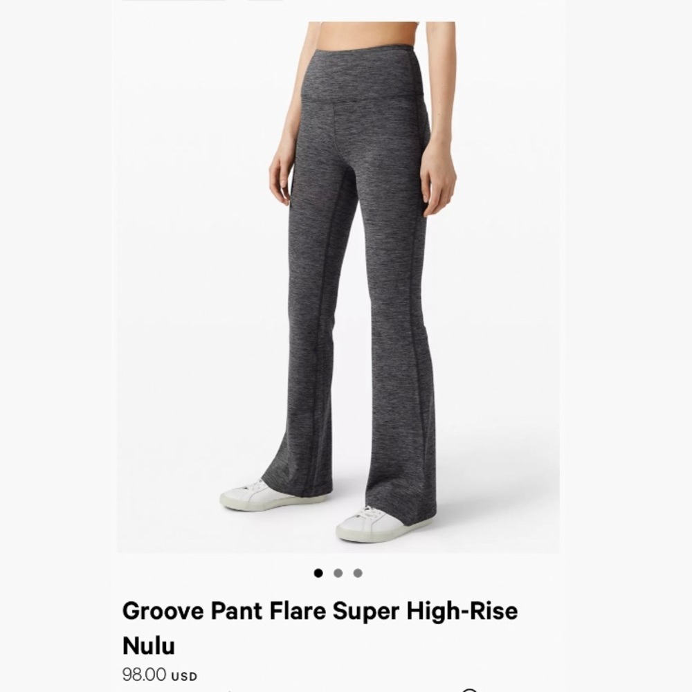Lululemon Groove Pant Flare Super High-Rise Nulu